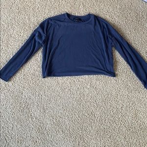 forever 21 long sleeve crop top